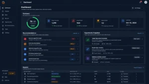 PulseWMS SEO audit dashboard for technical SEO findings and optimization opportunities