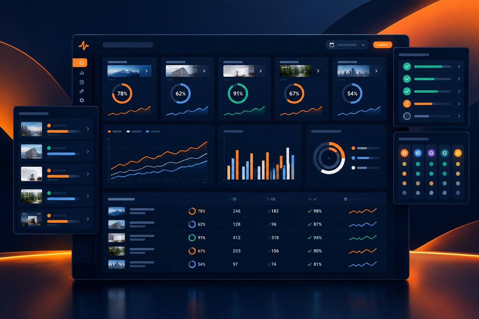 PulseWMS AI visibility monitoring dashboard for agencies