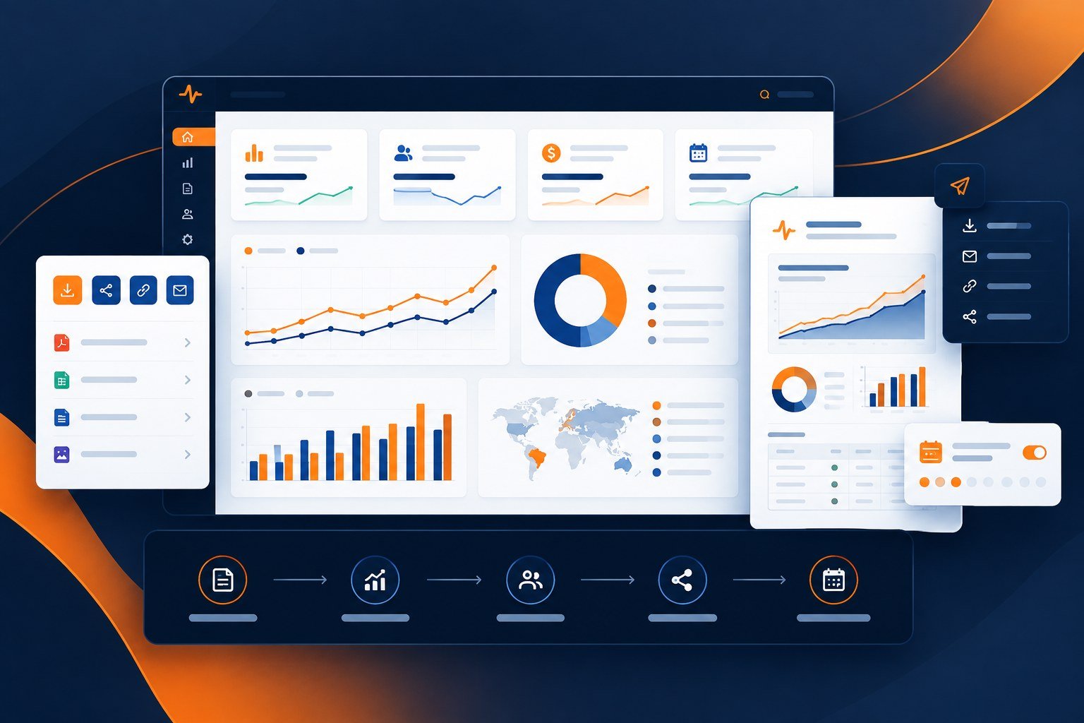 PulseWMS client reporting dashboard for agencies